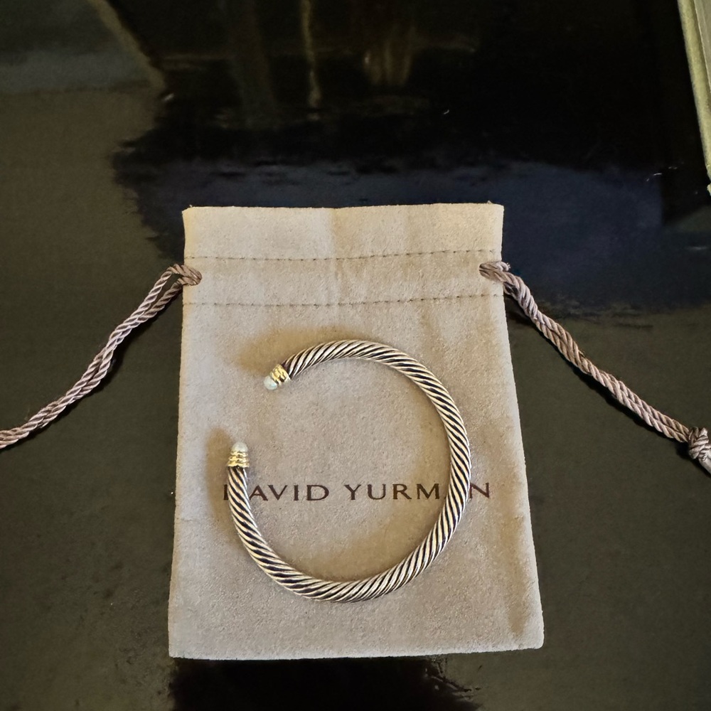 David Yurman Pearl Cable Bracelet